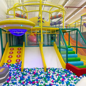 Indoor Children's Soft Play Equipment Set Commercial Playground with <b>Trampoline</b> and Slide PP Material - Product Image 4