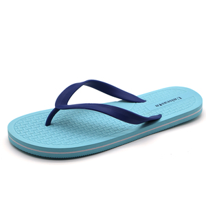 Ventes chaudes de tongs d'été pour hommes, semelle extérieure gaufrée, antidérapante, en caoutchouc, tongs de plage d'extérieur avec sangle en PVC souple - Product Image 5