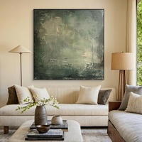 Peinture à l'huile abstraite faite à la main d'art mural moderne personnalisé sur toile tendue photos pour la décoration intérieure oeuvre d'hôtel