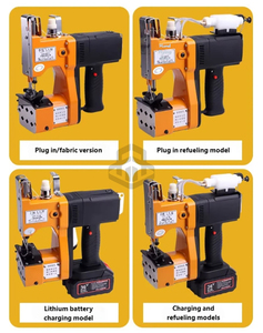 Máquina de <span class=keywords><strong>Coser</strong></span> Recargable Pequeña, Portátil y Práctica, para Tejer Bolsas, Sacos de Arroz, Bolsas de Piel de Serpiente, Máquina de Empacar y Sellar - Product Image 5