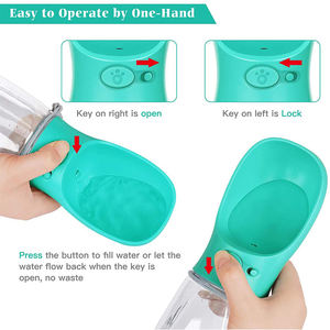 Tasse d'eau Portable pour animaux de compagnie, de voyage, pour chiens et chats, étanche, sans Bpa, pour les petits et les grands chiots, pour faire marcher, accessoire pour chatons et chiots, personnalisable - Product Image 3