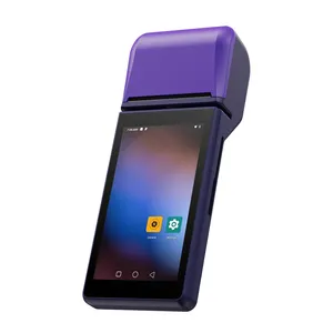 Grote Levering Goedkope Prijs Oplaadbare Type-C Dual Band Wifi Android 9 Android Pos Terminal Met Printer Nfc