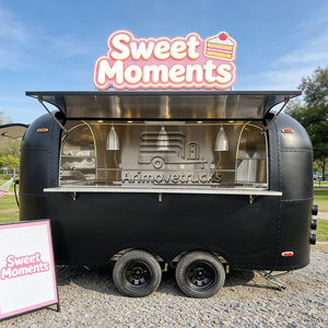 Nouvelle conception de remorque alimentaire vintage, tacos, barbecue, chariot à popcorn, remorque à frites, shawarma, camions de nourriture mobiles à vendre en Australie - Product Image 2
