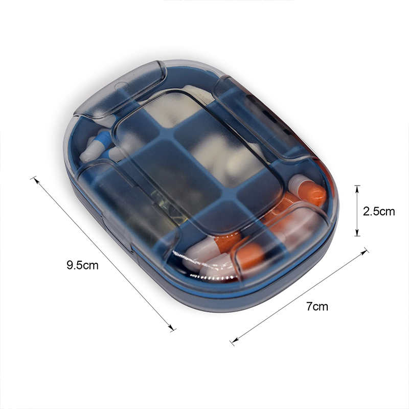 Portable Mini Pill Storage Case Moisture-Proof Sealed Medicine Organizers for Travel