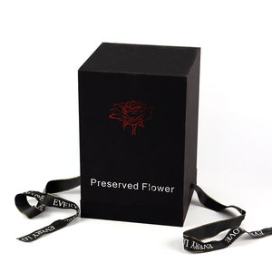 Luxury custom flower shipping packaging box larger with foam mother's day mom fresh flower packaging box with lid