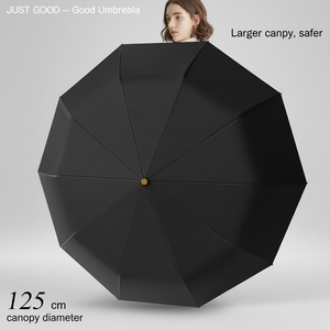 <span class=keywords><strong>Parapluie</strong></span> de luxe personnalisé avec logo, manche incurvé en bois massif, pliable en 3 sections, entièrement automatique, coupe-vent, pour <span class=keywords><strong>homme</strong></span>, idéal pour les voyages en voiture ou comme cadeau. - Product Image 2