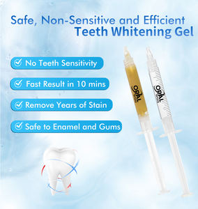 <span class=keywords><strong>Gel</strong></span> pemutih gigi cepat secara efektif menghilangkan noda kuning dan perubahan warna. Mengandung 35% karbamade peroksida. Portabel. - Product Image 5