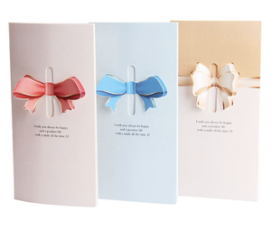 Benutzer definiertes Logo 350g/m² Kunst papier Gruß karte Offsetdruck Goldfolie Lackierung Geschäfts geschenk Segen Karte <span class=keywords><strong>Promotion</strong></span> - Product Image 4