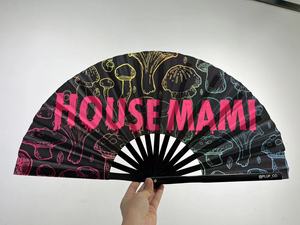 Bsbh UV Phát Sáng Lớn Cầu Vồng Tay <span class=keywords><strong>Fan</strong></span> Hâm Mộ Đầy Màu Sắc Gấp Rave Cầm Tay Người Hâm Mộ Cho Phụ Nữ Người Đàn Ông Niềm Tự Hào Ngày Lễ Hội Cuộc Diễu hành - Product Image 6