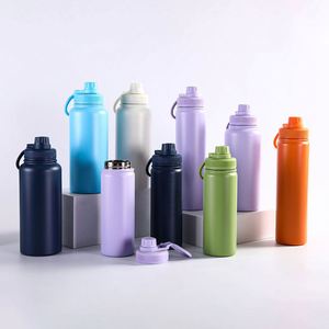 Bouteille d'eau portable et durable en acier inoxydable personnalisée, impression sérigraphique de logo sur mesure pour le bureau et l'extérieur, commande en gros - Product Image 3
