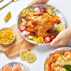 Hộ Gia Đình Nhà Hàng Nhà Bếp Dùng Một Lần Nhôm Giấy Gói Giấy Cuộn Phim Nấu Ăn Tươi Nướng Thịt Nướng Bao Bì Thực Phẩm Cuộn - Product Image 4