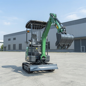 Mini-excavatrice à chenilles en caoutchouc 1000 kg, faible pression au sol, semelle de 180 mm pour terrains en gazon souple et zones humides, couleur personnalisée OEM ODM - Product Image 1