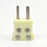 Connecteur thermocouple miniature mâle en céramique de type K, anti-explosion, OEM ODM, accessoires de connecteur de capteur de température personnalisés