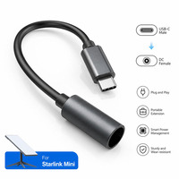 Cable Adaptador USB-C Macho a DC Hembra para Starlink Mini, Cable de Alimentación Portátil con Gestión Inteligente de Energía para RV y Camping