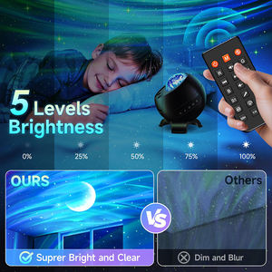 Proyector de Luz de Galaxia Nórdica con Más de 300 Modos y 5 Películas, Proyector de Estrellas, Regalos, Luces de Estrellas para Decoración de <span class=keywords><strong>Techo</strong></span> de <span class=keywords><strong>Dormitorio</strong></span> - Product Image 4