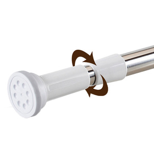 Tringle à rideau <span class=keywords><strong>extensible</strong></span> Minglang en acier inoxydable, aluminium et fer, avec <span class=keywords><strong>ressort</strong></span>, accessoires pour tringles à rideau - Product Image 1