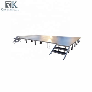 Adjustable Height Heavy Duty Removable <b>Stage</b> Aluminum Alloy 6061 Frame Modular <b>Stage</b> Design For Events - Product Image 6
