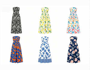 Vestidos de Verano para Adultos con Abertura Frontal y Estilo Cruzado, Surtido Aleatorio, Envío Directo - Product Image 6
