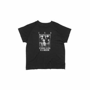 Camiseta Desgastada Estilo Vintage Enfants Riches Premium, Top Deprimes, Retro Punk de los 90, Ropa Urbana Rebelde, Regalos para Fans de la Música Punk y <span class=keywords><strong>Rock</strong></span>, ERD - Product Image 1