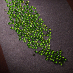 Высокое качество круглый натуральный зеленый свободный камень ювелирные изделия оптовая цена - Product Image 1