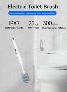 Toilet <strong>Brush</strong> Long Handle Smart Toilet <strong>Cleaning</strong> <strong>Brush</strong> <strong>Electric</strong> Toilet <strong>Cleaning</strong> <strong>Brush</strong> for Bathroom - Product Image 2