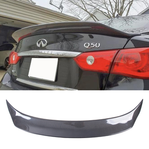 Aileron arrière en fibre de carbone style CT1 pour Q50 Q50S Q50L 2013-2023 - Product Image 1