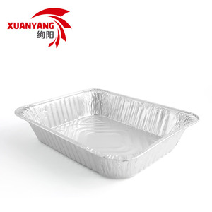 Dùng Một Lần Nhôm Foil Tray Nửa Kích Thước <span class=keywords><strong>Cookie</strong></span> Tờ 3500Ml Với Nhựa Dome Nắp - Product Image 5