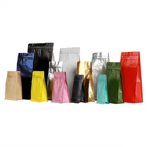 New Model Customized Matte Coffee Bags Custom Design Coffee Bags With Valve And Zipperkraft Paper Bag For Coffee