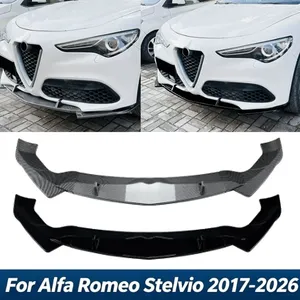 Spoiler de pare-chocs avant StarNav pour Alfa Romeo Stelvio 2017-2026, lèvre inférieure, diffuseur, accessoires de tuning auto - Product Image 2