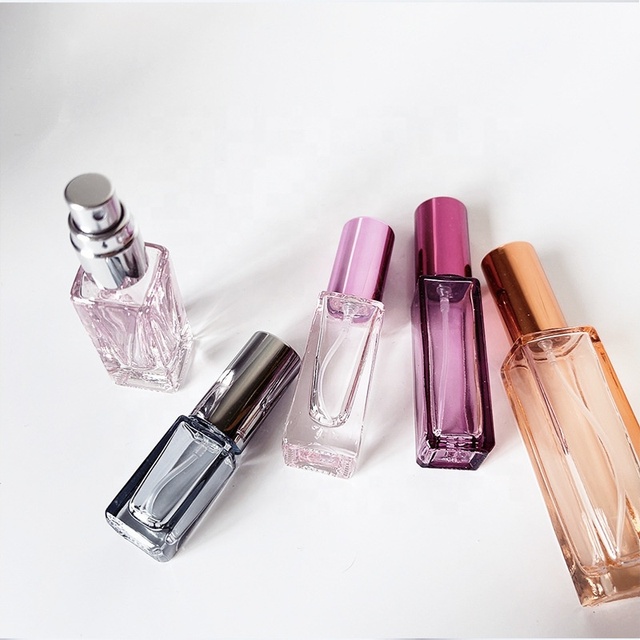 3ml 5m 10m 20ml in Stock Mini Perfume Atomizer Vials Sample Empty Colorful Glass Perfume Bottle With Sprayer