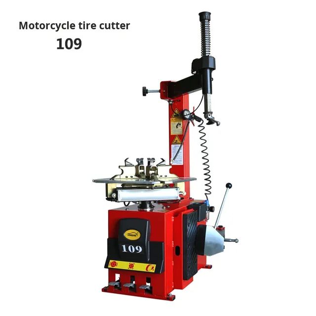 Model 109 Professional Tire Changer Machine 1.1HP 0.8-1.2bar Pressure for Car Truck Motorcycle Auto Repair Workshop Equipment