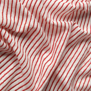 Haut <span class=keywords><strong>de</strong></span> gamme absorbant l'humidité doux en gros naturel rayé personnalisé concepteur multi couleur <span class=keywords><strong>lin</strong></span> mélangé t-shirt tissu - Product Image 2