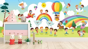 <span class=keywords><strong>Carta</strong></span> <span class=keywords><strong>da</strong></span> <span class=keywords><strong>Parati</strong></span> Murale 3D Grande con Stampa di <span class=keywords><strong>Animali</strong></span>, Moderna e Impermeabile, per Camerette di Bambini e Ragazzi, Facile <span class=keywords><strong>da</strong></span> Applicare - Product Image 3