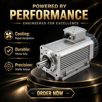 Moteur de broche haute performance, moteur AC 132 kW 1500 tr/min, moteur d'entraînement industriel pour machine-outil