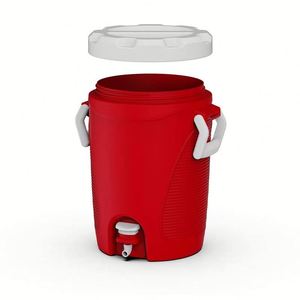 Custom Logo Color 5 Gallon Portable Plastic Round Barrel Water Beverage <b>Cooler</b> Jug for Party - Product Image 2