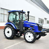 Mini tracteur à roues Innovi 100HP 4WD, moteur diesel YTO, boîte de vitesses à engrenages, pompe, cabine fermée, couleur personnalisable, multifonctionnel