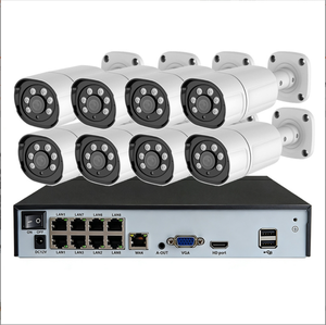 Sistema de Cámara de Seguridad IP CCTV8 H600 24MP 8CH POE NVR con 8 Cámaras 1080P, IA Inteligente, Doble Luz, Audio, Impermeable y Tarjeta de Memoria - Product Image 3