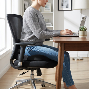 Cojín <span class=keywords><strong>de</strong></span> Asiento Yue Rise Transpirable, Ecológico, Duradero, con Diseño Hueco, Espuma Viscoelástica Antideslizante para Conducir y Oficina - Product Image 1