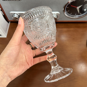 Trong suốt/rõ ràng Hot Bán đám cưới sử dụng sản phẩm 2025 New thủy tinh cổ điển ly thủy tinh độc đáo nổi Uống Rượu Thủy Tinh - Product Image 3