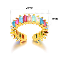 Anillo Clásico Songfu, Chapado en Oro de 18K, con Incrustaciones de Circonita de Color Diamante, Anillo Exquisito de Moda