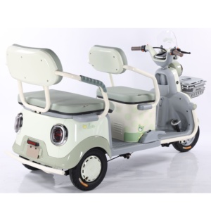 Triciclo Eléctrico con Motor sin Escobillas Abierto para 3 Pasajeros, Moto de Cross de 3 Ruedas para Adultos - Product Image 4