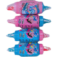 Sucettes Bonbons Durs Unisexe Saveur Fruitée Double Tétine avec Jouets Capsules Éclatantes Colorées en Plastique pour Enfants - Vente en Gros