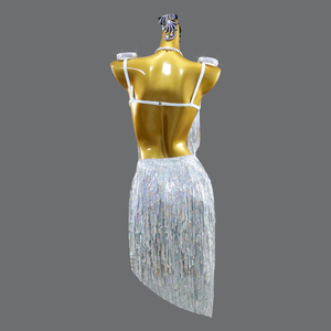 Vestido de Competição de Dança de Salão Feminino, Vestido Profissional de Dança Latina, Fantasia para Apresentação no Palco - Product Image 6