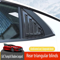 Accesorios de Decoración para Ventana Triangular Trasera, Ventana Trasera Modificada con Persianas, Apto para GAC Trumpchi Shadow Leopard