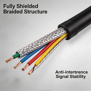 M12 케이블 어셈블리 암수 커넥터 IP67 IP68 방수 맞춤형 3 5 6 12 17핀 M12 센서 4핀 8핀 커넥터 M12 케이블 - Product Image 4