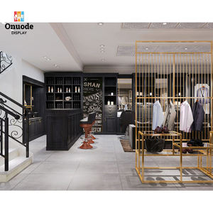 Meubles de Magasin de Vêtements Personnalisés pour la Vente au Détail de la Mode |   Installation de la décoration de magasin |   Style bois naturel robuste et écologique - Product Image 5