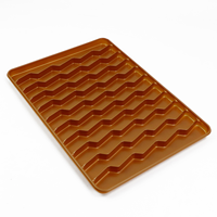 Plateau d'emballage en plastique de luxe pour dattes et chocolats, plateau d'emballage doré personnalisé pour dattes de Dubaï, confiseries, chocolats, pâtisseries