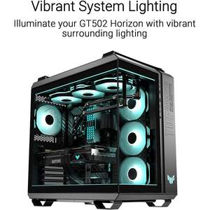 Kit de Iluminación ARGB Tuf Gaming GT502 Serie Horizon Negro, 2 Marcos Exteriores, Iluminación Vibrante, Compatible con Aura Sync - Product Image 3