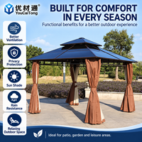 Pergola en aluminium thermolaqué moderne, durable et imperméable, axée sur le confort, pour patio, balcon, jardin et espaces de loisirs extérieurs