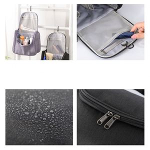 Sac à cosmétiques de grande capacité, imperméable, portable, trousse de toilette, vente chaude, sac à maquillage pour les vacances - Product Image 4